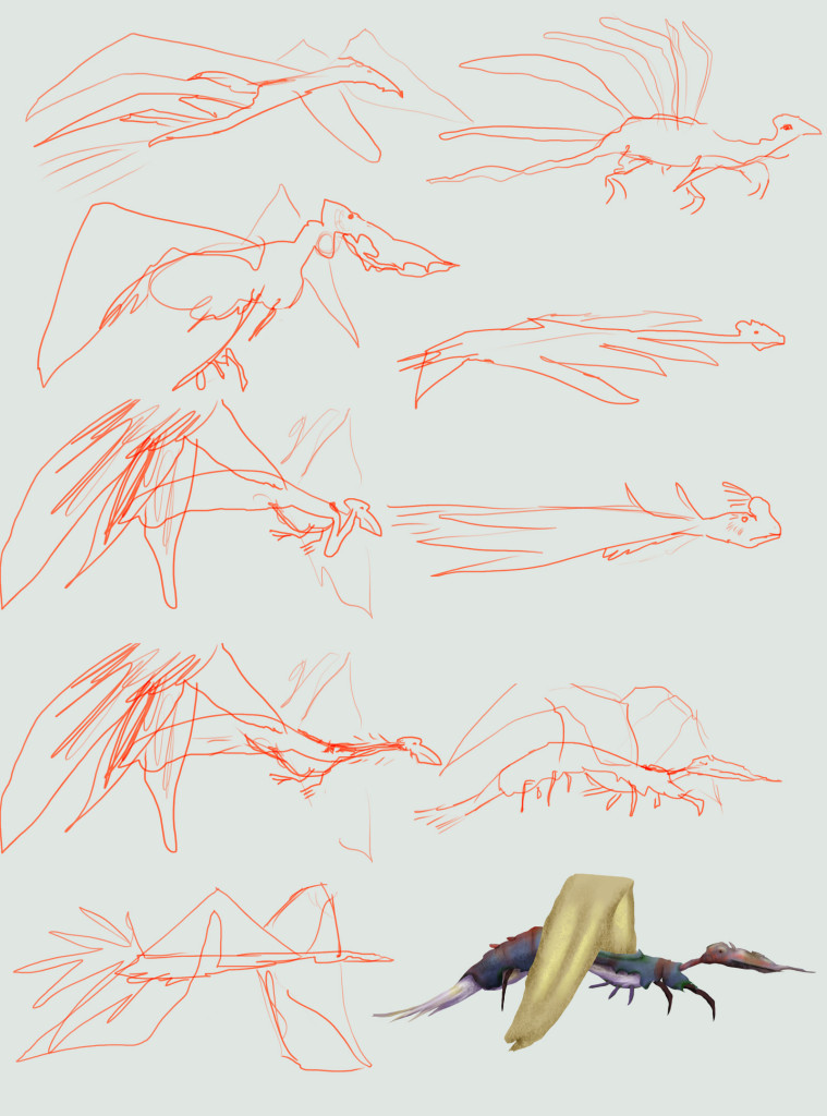 flyingCritters_sketches